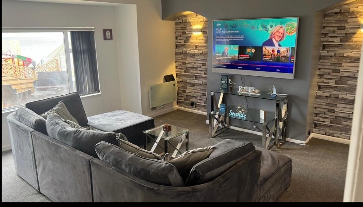 Sea View Lavish Apartment Sky Tv Whirlpool Bath Huge Balcony Newly Refurbished ブリドリントン エクステリア 写真